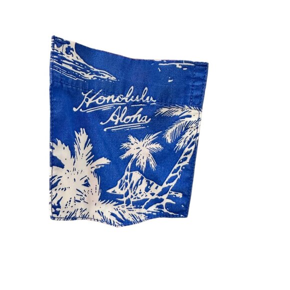 🌸3/$15🌸Americana Red White & Blue Men’s Button Up Shirt sz Small - Picture 3 of 5